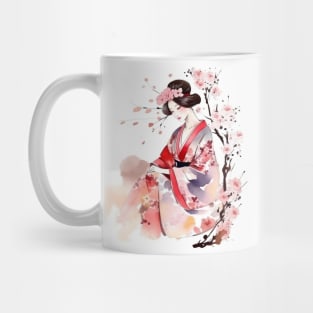 Geisha Japanese Traditional Clothing Mug